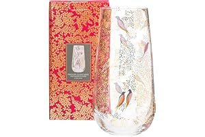 Sara Miller SM79259-XD Portmeirion Mittelgroße Vase Chelsea Collection Vogel im Baum, Porzellan