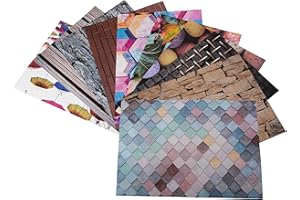 CRAFTPLAY Craft paper | Printed A4 paper | Collage paper | Pack of 40 sheets | Patterns