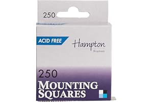 HAMPTON FRAMES The Photo Album Company Dispenser Box with 250 Photograph Mounting Square - White