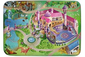 Spielteppich Ultrasoft - rutschfest 100 x 150 cm (House Of Kids Spielteppich Ultrasoft - rutschfest 100 x 150 cm (Prinzessinen Schloß) …)