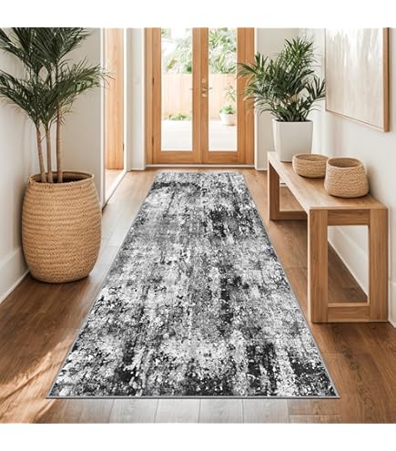 Paco Home Tapijt Hoogpolig Vloerkleed Woonkamer Vacht Imitatiebont Shaggy Wollig Eenkleurig, Maat:80x150 cm, Kleur:Grijs