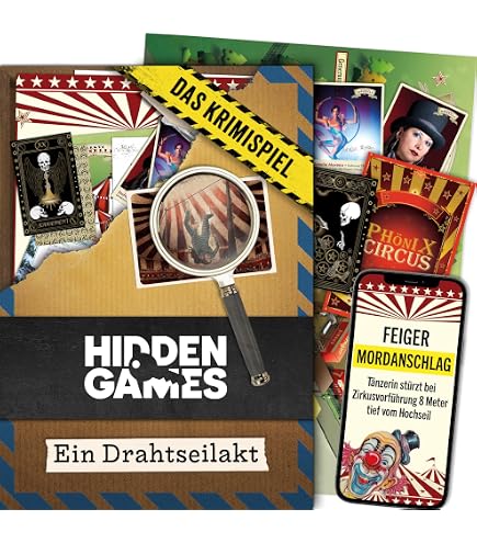 Hidden Games - Gift GRÜN | Ermittlungsspiel-Kooperation Mit MS Edizioni | Rätselkrimi Für Spieleabende