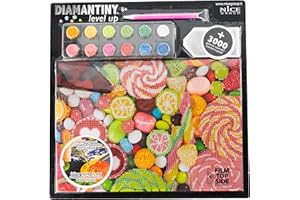 DIAMANTINY 96303 Level Up - Nice Group Creative Art, Diamond Painting Kit crea il mosaico, LANDSCAPE, Caramelle, Multicolore