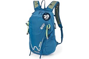 Terra Peak® Zaino da Trekking 20 litri per uomo e donna (ACTIVE 20 PICCOLO) - Zaino da escursionismo, viaggio e montagna da esterno ergonomico e impermeabile con ventilazione posteriore (traspirante)