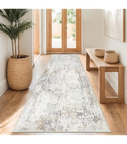 Capslpad Tapijtloper voor gang, 80 x 300 cm, beige, modern