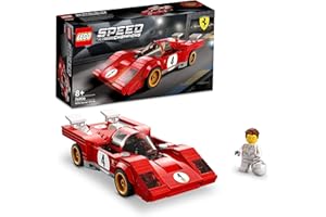 LEGO 76906 Speed Champions 1970 Ferrari 512 M Modèle Réduit de Voiture de Course, Jouet de Construction pour Enfants à Collectionner