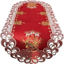Weiße Tischdecke Mit Maiglöckchen-Stickerei – Tischläufer Oder Mitteldecke, Ca. 30x45 Cm, Frühlingsfrisch & Elegant