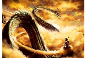 MY LITTLE POSTER Poster Shenron Dragon Sangoku Drangon Ball Nuage Magique Manga Anime Wall Art