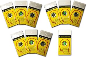 CHARMATE EMF Schutz Neutralisierer Strahlenschutz PREMIUM Anti Radiation Sticker - Strahlungsschutz Aufkleber zur Strahlungsreduktion für Handy / Tablet / Haushaltsgeräte / High Energy Protection (10 Stück)