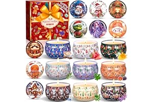 BBLTIFF Candela Profumata, 9 Pezzi Candele Profumate Regalo, Set Candele Profumate, Candele Profumate di Natale, Candele Regalo Adatto a Natale, compleanni, San Valentino, Festa Della Mamma