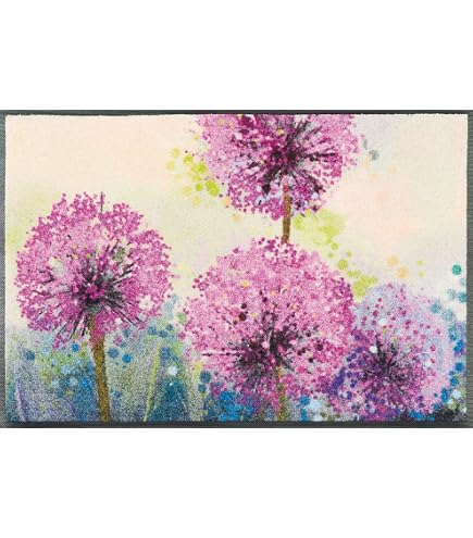 Zerbino Lavabile Wash+Dry Wildflowers 40x60cm, Poliammide, Multicolore, Antiscivolo