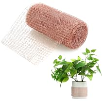 Filet En Cuivre Pur Anti-limaces Et Rongeurs - Rouleau De 6 M X 12,7 Cm - Pour Protéger Plantes, Arbres Et Maisons - 7