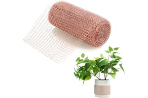 HAOYULUO Filet cuivre Anti limace，127mm x 10 m Cuivre Anti Limace，100% Fil de cuivre，Ruban de Cuivre Contre Les Escargots，pour Protection du Jardin, empêchant Les Rats, Les escargots et Autres parasites