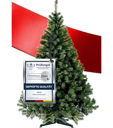 Amazon.de: Tarrington House knstlicher Weihnachtsbaum, PVC Tannenbaum mit  483 grnen Spitzen,  101 x 180 cm, grn