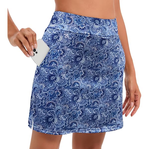 Jupe-short De Tennis Femme MAXMODA – Noir, Taille M, Avec Short Intégré, Léger Et Extensible