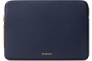 ‎COMFYABLE Comfyable Slim Laptop Sleeve 14 In Compatible for MacBook Pro 14-in M4 M3 M2 M1 Pro/Max, All Versioned 13-13.3 Inch MacBook Pro M2 M1 & MacBook Air M4 M3 M2 M1, PU Leather Sleeve Case