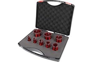 PRODIAMANT Speedmaster Zestaw 8 wierteł do płytek, suchy, M14, ø 20 mm, 25 mm, 32 mm, 35 mm, 40 mm, 50 mm, 60 mm, 68 mm