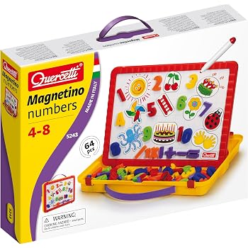 Quercetti Tableau Magnétique Chiffres 5183 - Jeu Éducatif Magnétique Pour Apprendre Les Nombres