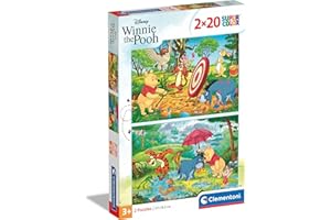 Puzzle Supercolor 2x20 Winnie the Pooh