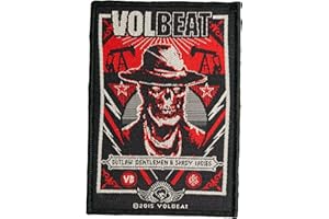 DIREKT LIEFERBAR - INNERHALB VON 48 STUNDEN WIRD VON UNS VERSENDET. DIRECTLY AVAILABLE Volbeat Aufnäher - Ghoul Frame -(SP2809) Volbeat Patch - Gewebt & Lizenziert !!