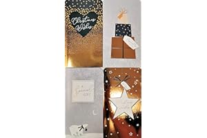 Tallon (2906) Christmas Money Wallet & Envelope, Arctic Luxe - Pack of 4