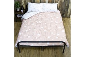 REST EASY SLEEP BETTER Rest Easy Bettbezugloses, Waschbares Doppelbett 10,5 Tog Bettwäsche-Set | Umkehrbar | Perfekt für Reisen und Übernachtungen