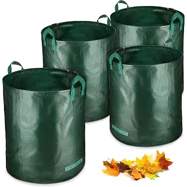 Diamond Shine Faltbarer Gartensack 120 Liter – Mit Laubschaufel & Handschuhen, Wasserdicht, 600D Oxford