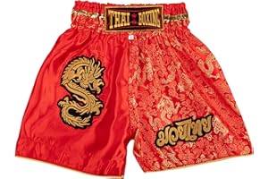 MUAY NATION Muay Thai Shorts für Kinder (2 Jahre - 12 Jahre) Mädchen Jungen Boxhosen für Kickboxen MMA Kampfsport