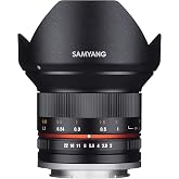 Samyang SY12M-E-BK 12 mm F2.0 Ultra wide angle lens for Sony E cameras, black