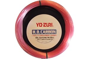Yo-Zuri 30-Yard HD Fluorocarbon Leader Line, Pink, 30-Pound