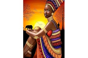 DCIDBEI DIY 5D diamante pintura kits de perforación completa belleza kits de punto de cruz para adultos pintura con diamantes cristal rhinestone bordado fotos artes artesanía para decoración de pared 30 x 40