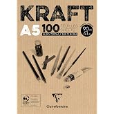 Clairefontaine Kraft Yapışkan Kenarlı A4 Defter