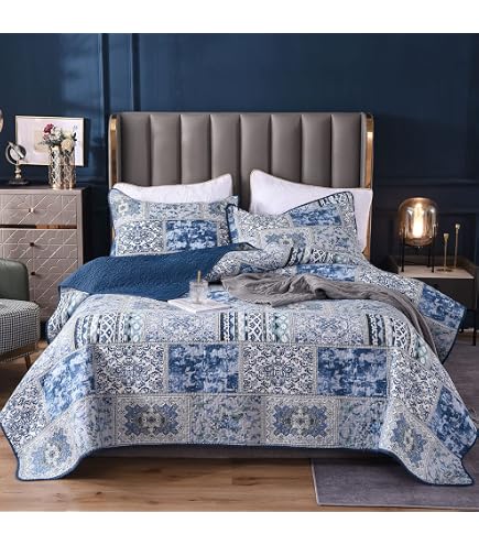Tagesdecke Shabby Chic Patchwork Decke Plaid Wohndecke Bettüberwurf 150x200cm