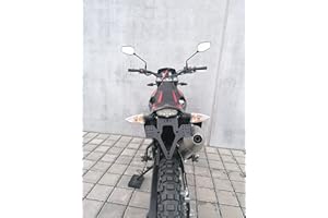Kennzeichenhalter GroFaTec EVO für Aprilia RX125 / SX125 Bj 2018-2024 Kennzeichenträger Enduro RX 125 Supermoto SX 125 Nummernschild kurzes Heck Heckumbau sx125 rx125
