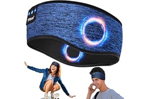 TPfocus Auriculares Diadema ASMR Auriculares Inalambricos Diadema Deportiva Recargable para Dormire para meditar, Correr, Yoga, Festival de Música Dress Up,Regalo Hombre y Mujer