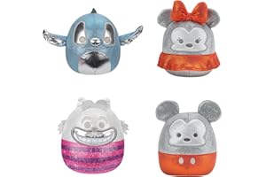 Squishmallows Peluche 12 cm Set Caja Disney Aniversario 100 años
