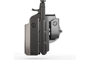 Orpaz T40 Adjustable and Modular Canik TP9 Holster Compatible with OWB Canik TP9 Holder w/Light/Laser/Sight/Optics, Large,Paddle & TP9 mag Holder - Will Secure Your Handgun with a Tactical Appearance