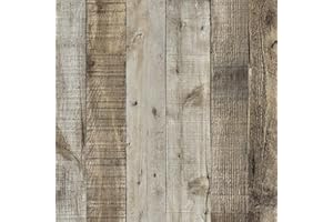 Abyssaly Wood Effect Vinyl Wrap Self Adhesive Wallpaper, Sticky Back Plastic Roll for Furniture, Removable Peel and Stick Wallpaper, Covering Film for Kitchen, Cupboard, Wall, 60cmX500cm