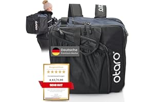 Otaro Skischuhtasche mit Helmfach | Skitasche für Skischuhe, Helm & Zubehör | > 60.000 begeisterte Kunden | Ski Boot Bag wasserfest, robuste Zipper - Skitasche Skischuhtasche Set - Schlittschuhtasche