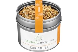 ‎ZAUBER DER GEWÜRZE Zauber der Gewürze Koriander ganz – Koriandersamen für eine leicht nussige Note, ideal für die asiatische und deutsche Küche – 35 g