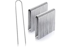 GardenMate - 100 kotwy gruntowe OCYNKOWANE - z drutu stalowego - długość 200 mm, szerokość 25 mm, Ø 3,8 mm - z okrągła główka - do bardzo twardych gleb