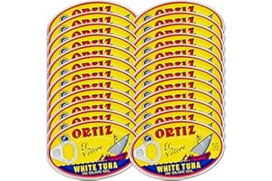 Ortiz Nice Northern Tuna in Olive Oil 3.95 oz Oval Tin (Spain) 24 Pack