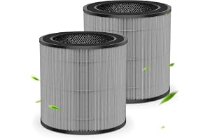 2-Pack FY0900 Replacement Filter Compatible for Philips 800 & 900 Series AC0819, AC0820, AC0920, AC0921 Air Purifier, 2 in 1