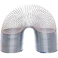 Supertek Scientific Large Slinky, Wave Form Helix, Walking Spring Made of Tempered Steel Wire Helical Coil (165-170 mm, Diameter - 75 mm, 16 Meter Stretched Length)