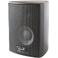 Paire D'Enceintes Satellites Dynavox AS-301 Compactes - Home Cinéma Et Audio - Fixation Murale Noires
