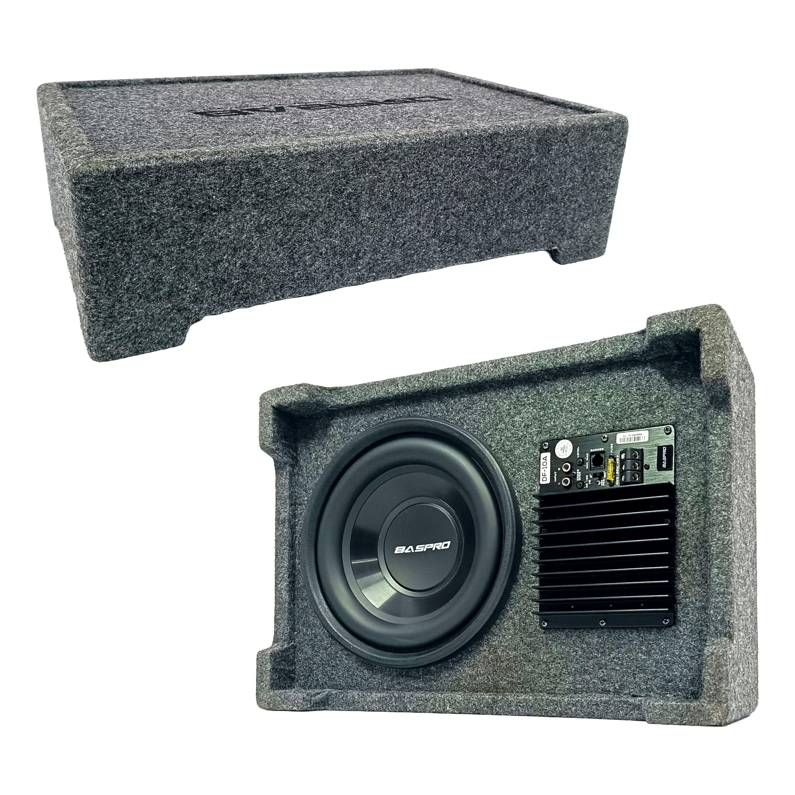 BASPRO DF-10A 2500W Down-Fire Subwoofer Enclosure for Powerful Sound