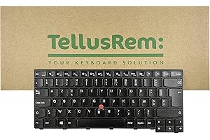 TELLUSREM Teclado de respuesto Francés sin retroiluminación para Lenovo Thinkpad T460s T470s