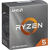 Amd Processore Desktop Ryzen 5 4500, 6 Core/12 Thread, 11 Mb Di Cache, Nero