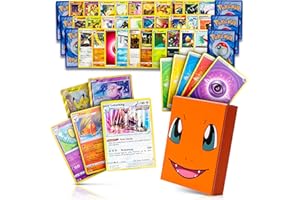 CARDMEX Pokemon Karten original in deutsch 50 verschiedene - Set mit 1x Holo & 2X Reverse Glitzer Pokémon Karten garantiert und Schutzbox - Jedes Pokemon Sammelkarten Set ist anders