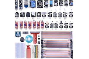 Kuman Kit Módulo de Sensores 38-1 con Tutorial para Raspberry Pi RPi 3 2 Modelo B B + A A + 44pcs Componentes K47 (38 in 1 Sensor Kit)